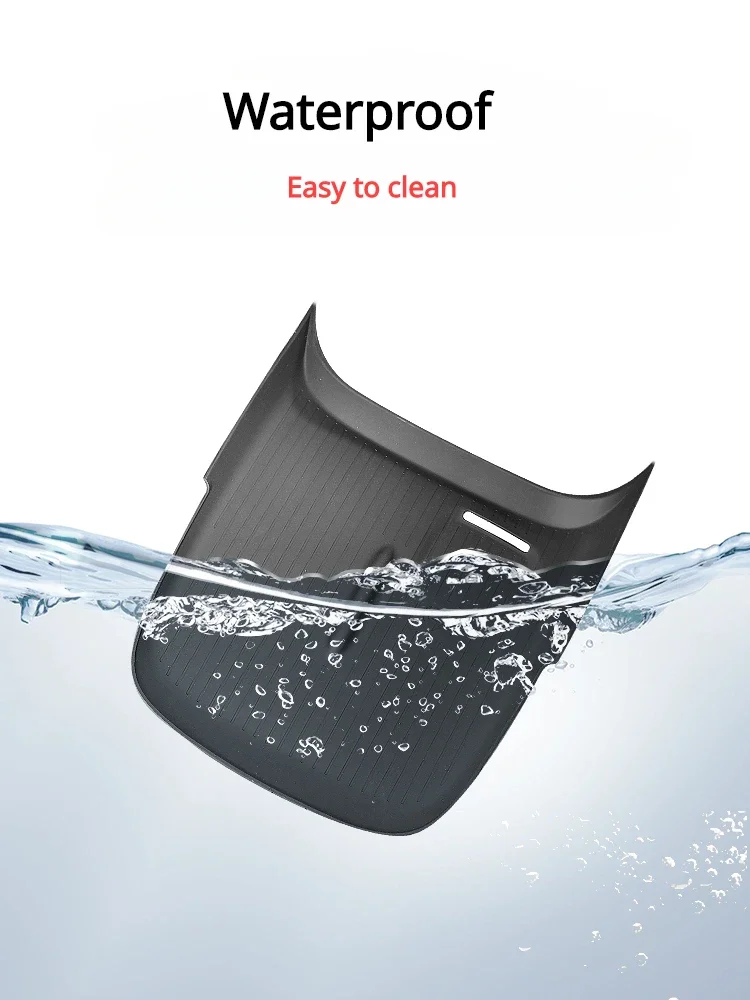 For Changan Deepal S07 Center Console Wireless Charger Anti-Slip Pad Silicone Dustproof Shock Absorption Storage Slot Mat
