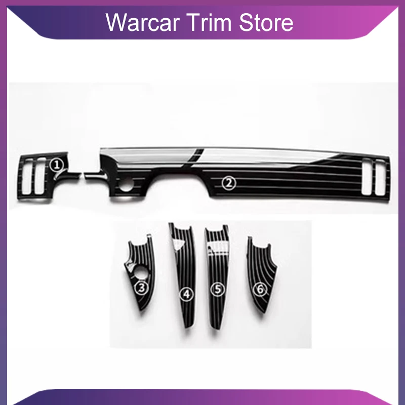 

Car Interior Decorativea Panel For Mercedes Benz W223 S450 S500 S480 S Class Maybach Car Door Instrument Piano Paint Style Cover