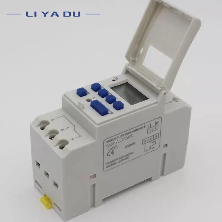 Electronic Weekly 7 Days Programmable Digital Time Relay 16a 12V 24V 110V 220V