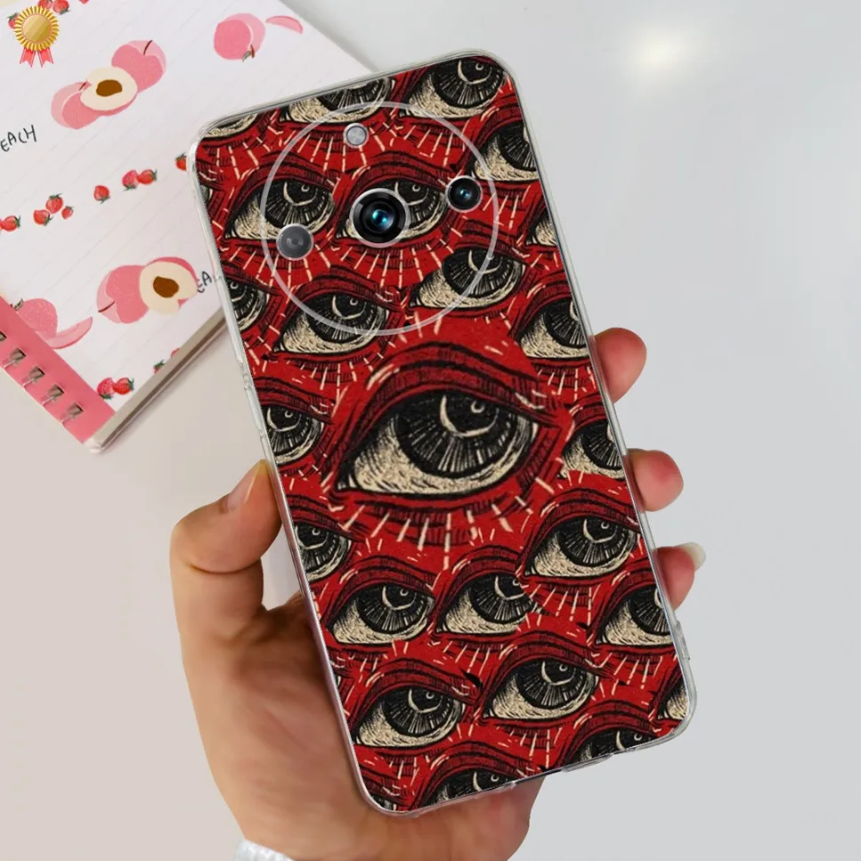 Clear Cute Cartoon Cat Soft Silicone TPU Back Cover