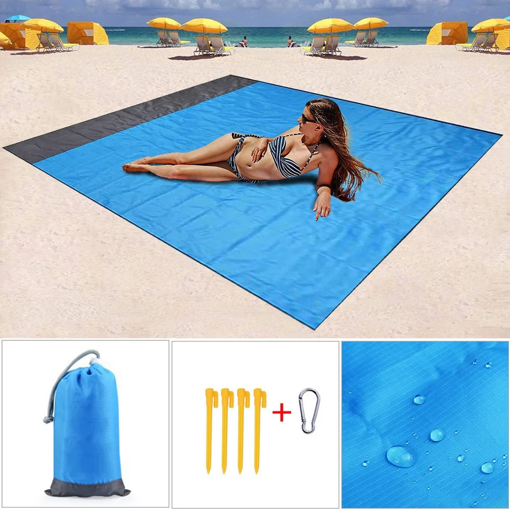 Tapis de plage anti-sable et couverture de pique-nique_voghion.com
