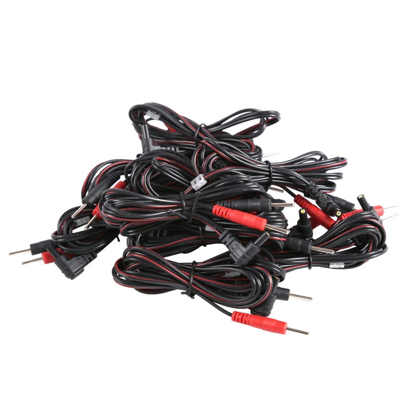 Electrode Lead Wires TENS Conductive Standard Pin for Ems Massage Electrode Pad Standard Pin  Digital Tens Machine Health Care 6