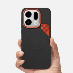 Luxury Business Magnetic PU Leather Case with Wireless Charging Compatibility - OPPO Find X8 Ultra (CS JJ CX Black)