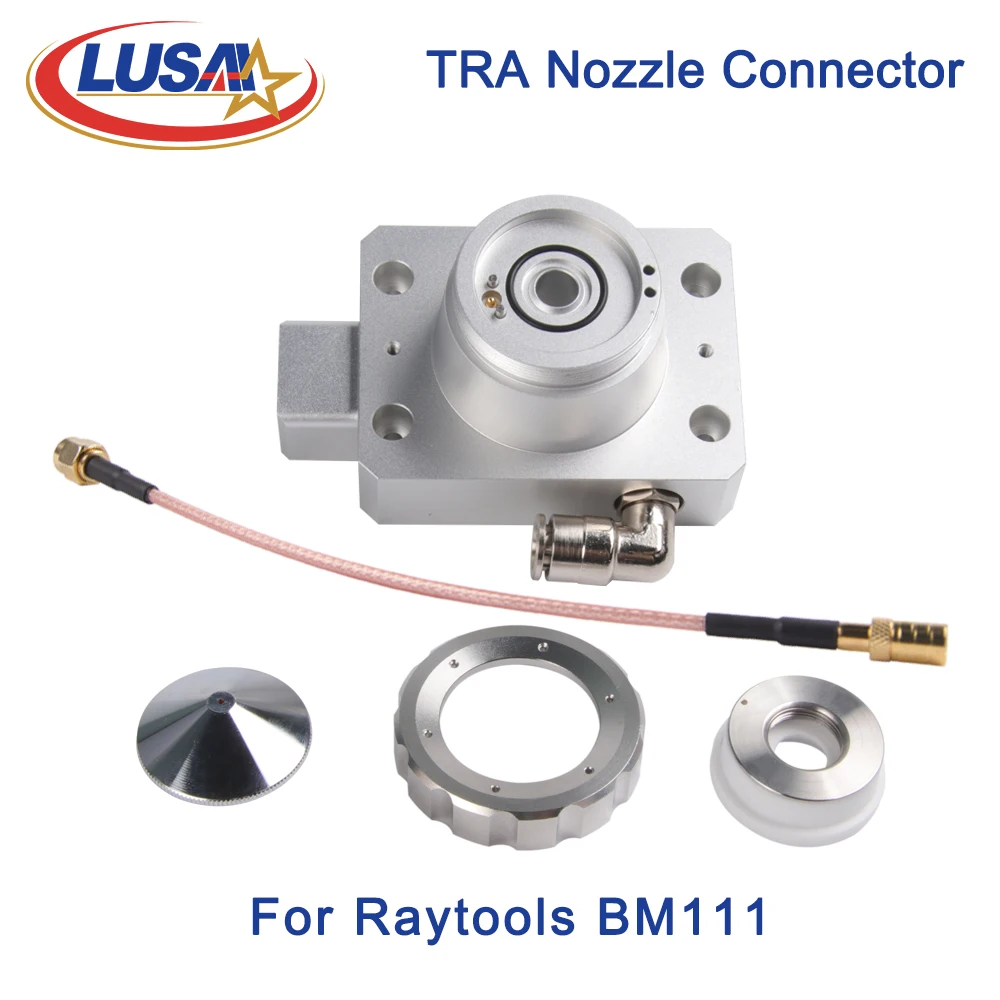 

Запасные части LUSAI Raytools TRA, коннектор сопла волоконного лазера Raytools, лазерная головка BM111 для волоконного лазера, 1064 нм, режущая машина