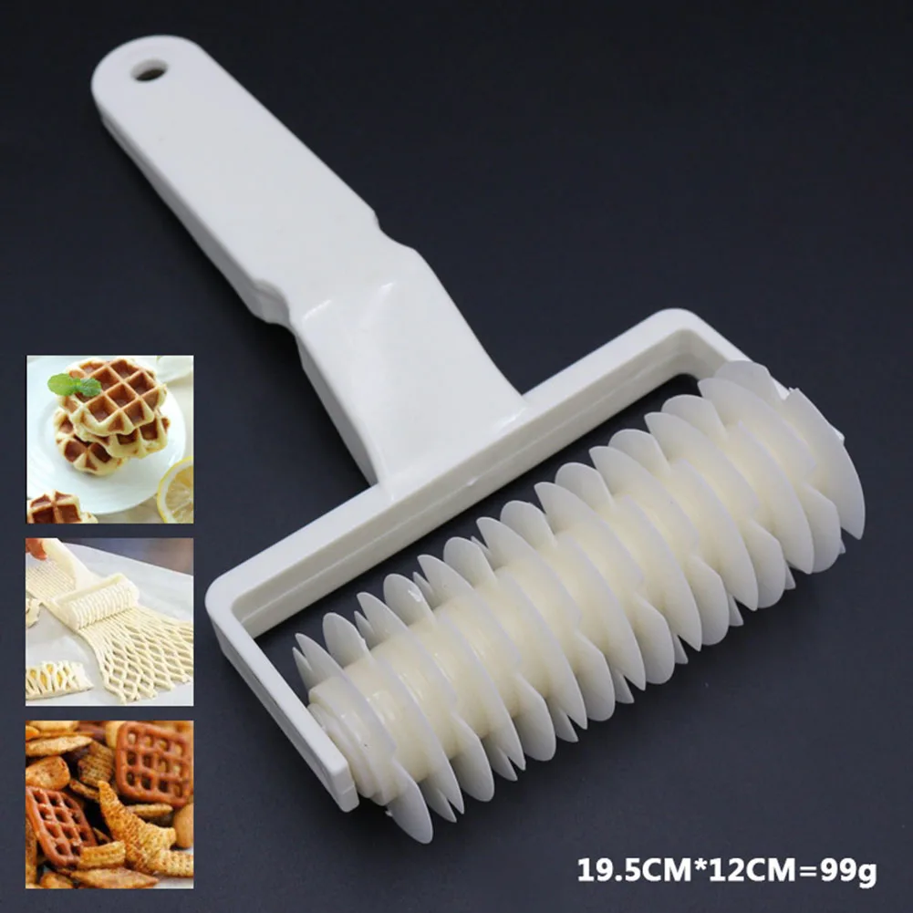 

Tool Roller Cutter Baking Tool 19.5*12cm 1pcs Bread Cookie Kitchen Gadgets Pastry Lattice Plastic Roller Cutter