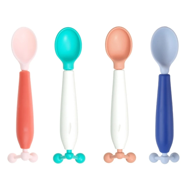 

Y1UB Toddler Feeding Spoon Baby Spoon Temperature Sensitive Gift