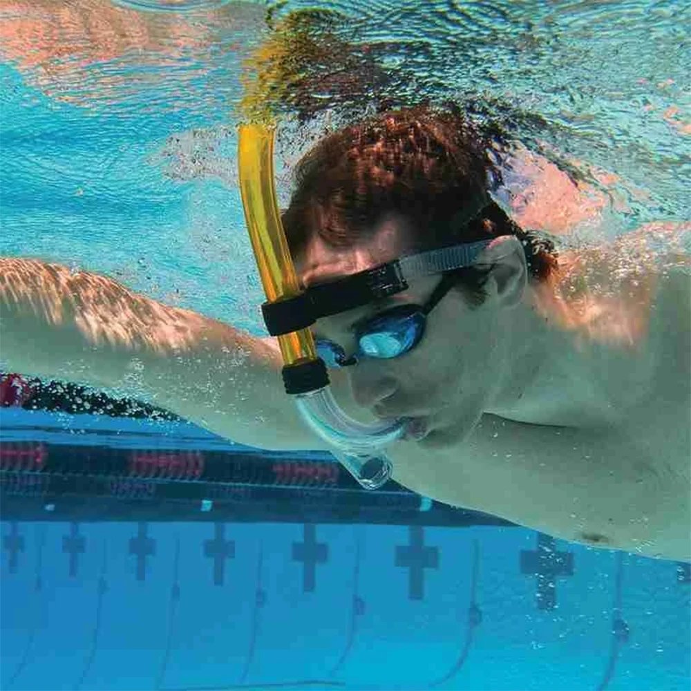 Professional Silicone Snorkel, Dry Breathing Tube, Skin Diving, Dry Snorkel, Free Diving Snorkeling Equipment, Swimming Air Tube 2