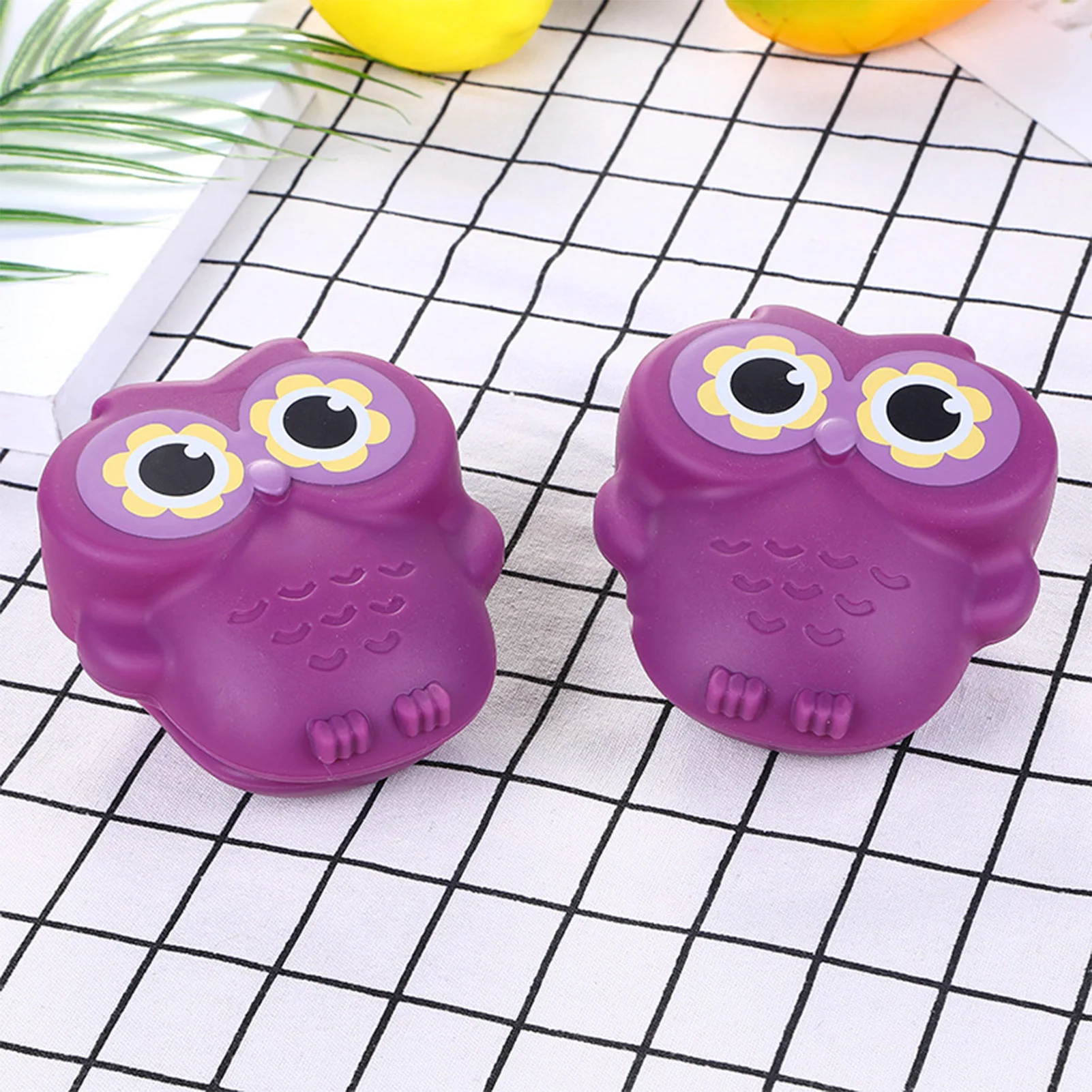Cute Owl Silicone Oven Gloves Potholders Heat Resistant Non Slip Insulated Mitts for BBQ Baking Cooking and Grilling