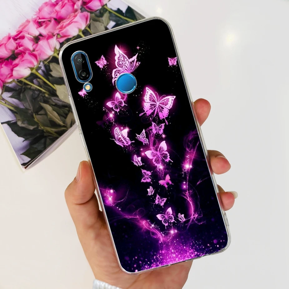 Stylish Painted Clear Silicone Soft TPU Phone Case