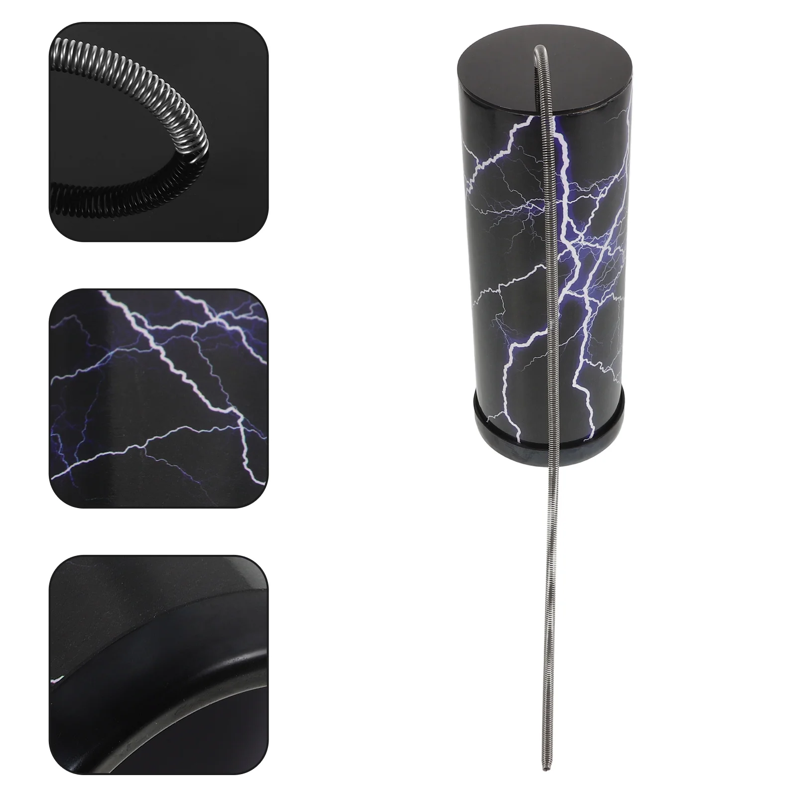 1 Thunder Sound Maker Percussion Instrument Thunder Drum Realistic Stormy Tube Music Performance Prop Adjustable Volume Tone