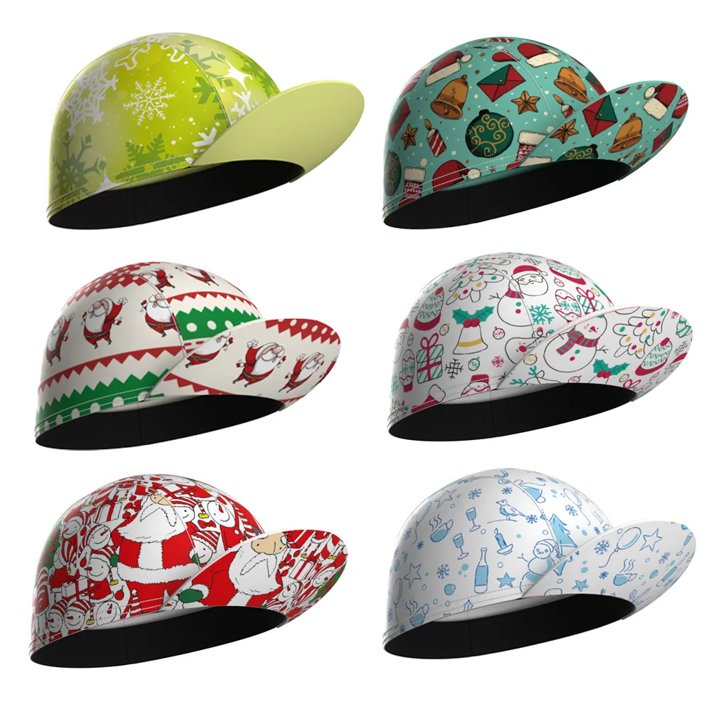 Christmas Cycling Cap Breathable Bike Hat Man&Women Outdoor Sports Cap Gorra Ciclism