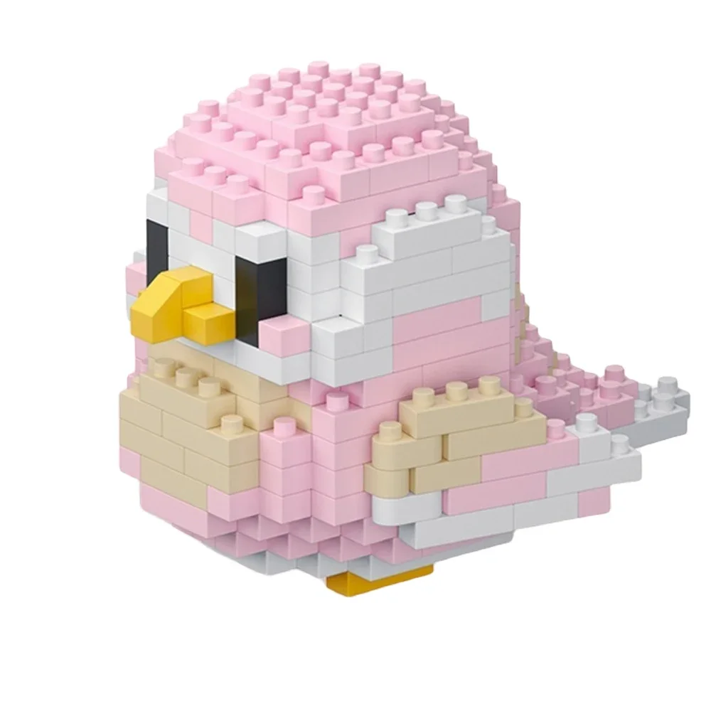 KNEW BUILT Colorful Parrot Micro Mini Building Blocks Assembly Toys 3D Model Bricks for Birds Funs Hands-on Ability Gift 2