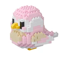 KNEW BUILT Colorful Parrot Micro Mini Building Blocks Assembly Toys 3D Model Bricks for Birds Funs Hands-on Ability Gift 2