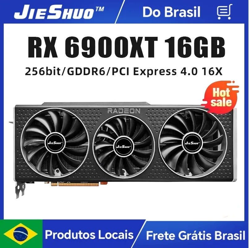Placa de Vídeo JIESHUO RX 6900 XT 16GB