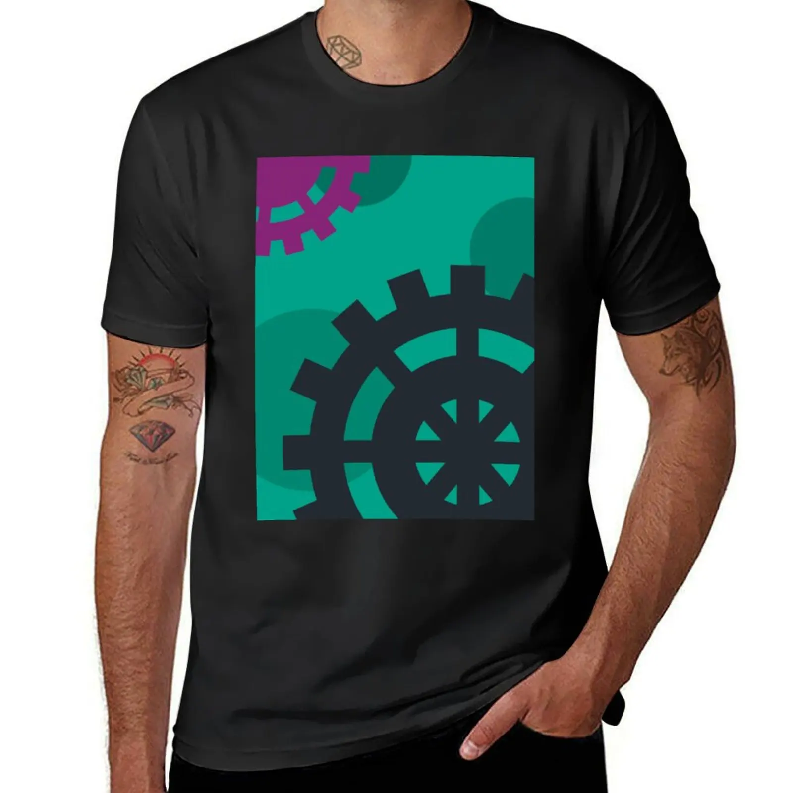 The Magic of Gears T-Shirt new edition anime cute tops mens t shirts