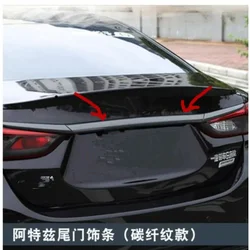 High-quality ABS Chrome Trunk Decorative strip Tailgate trim Anti-scratch decoration For Mazda 6 ATENZA 2014-2020 Car styling