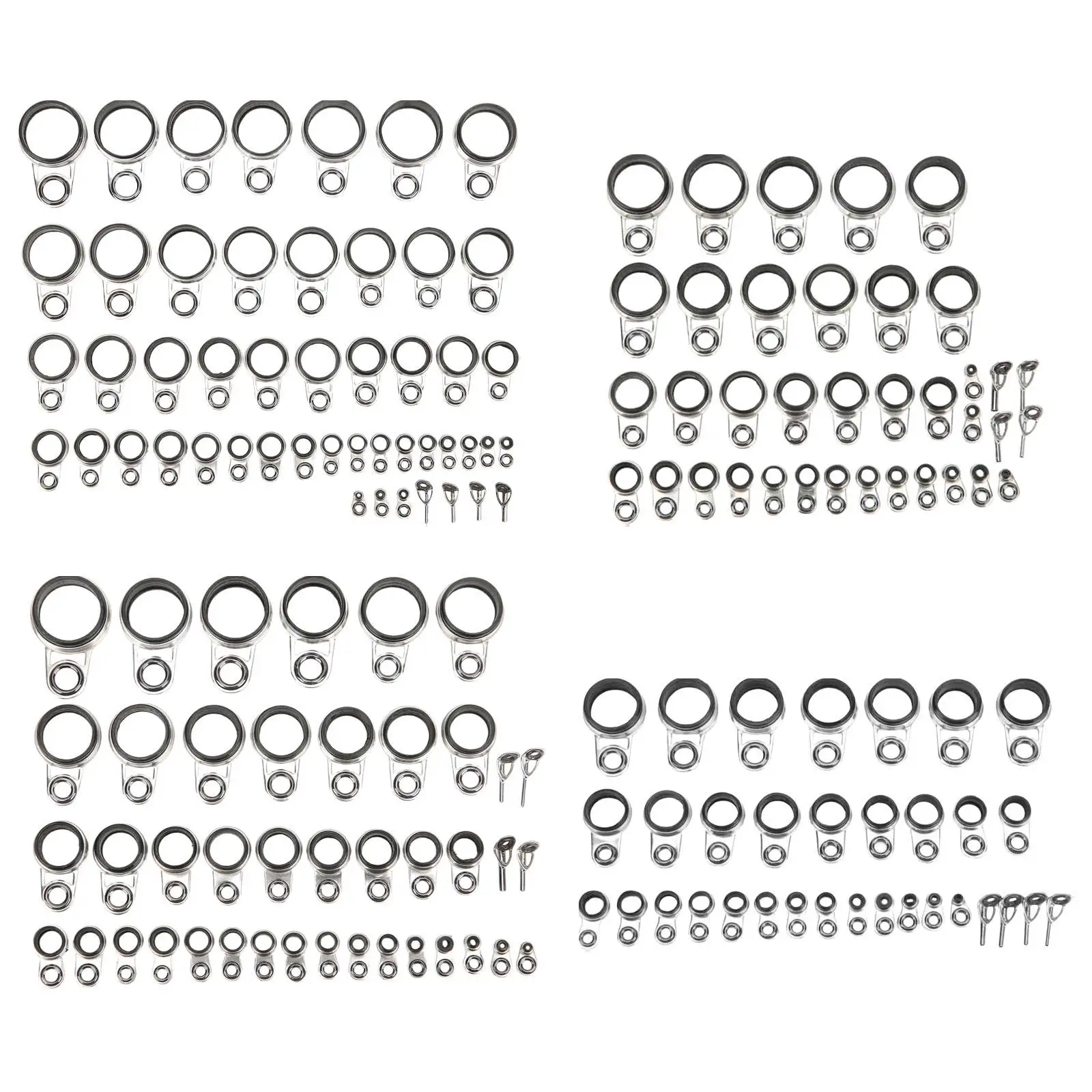 Portable Thread Loop Fishing Rod Guides Line Rings Fishing Repair Supplies