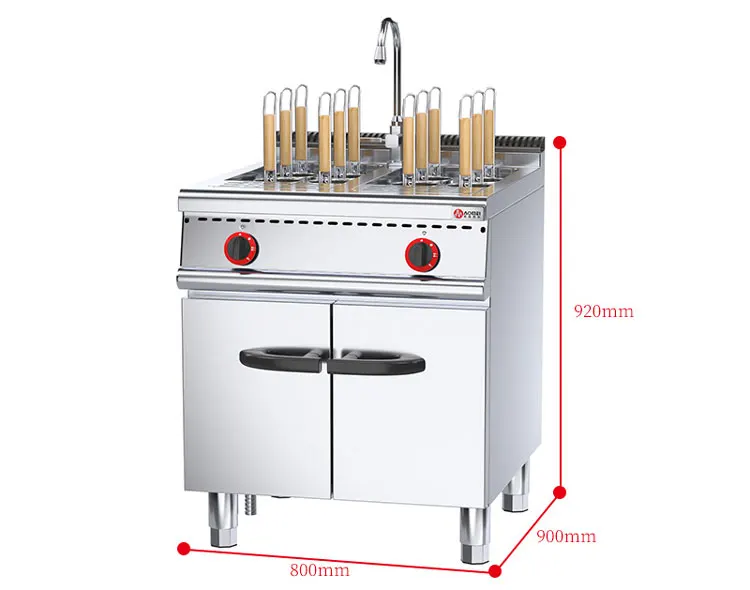 High Quality Cooking Stove With Cabinet Multi-functional Convenience Store Kitchen Equipment 12 Head Noodle Soup Boiler high quality multi functional electric control cabinet triangle key wrench elevator water meter valve square hole