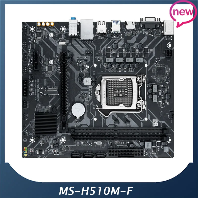 Desktop PC Motherboard MAXSUN MS-H510M-F B510 LGA 1200 M-ATX DDR4 Supports 10/11 Generation CPUs 3*SATA 3.0 Mainboard 2 Desktop PC Motherboard MAXSUN MS H510M F B510 LGA 1200 M ATX DDR4 Supports 10 11