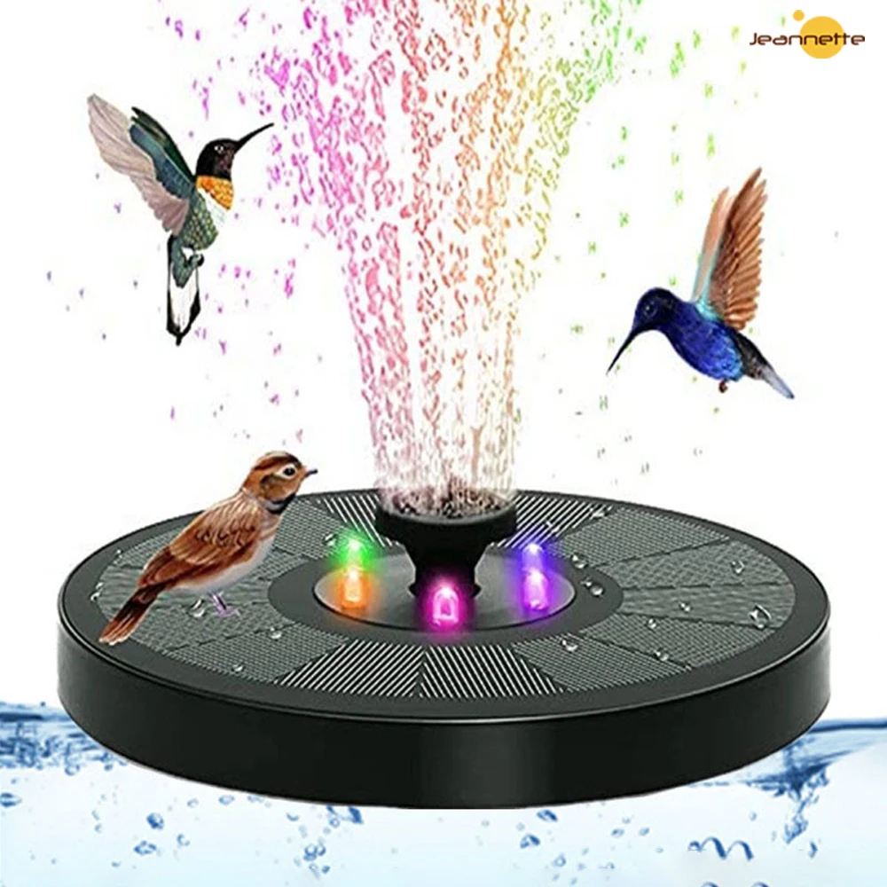 

Solar Water Fountain Pool Pond Waterfall Fountain Garden Decoration Outdoor Bird Bath Solar Powered Fountain Floating Water