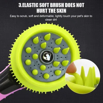 Pet Combing Massage Shower Head Bath Brush Dogs Cats Shower Shower Comb Pet Washing Supply Accessories Sprinkler Animal Dog Wash 6