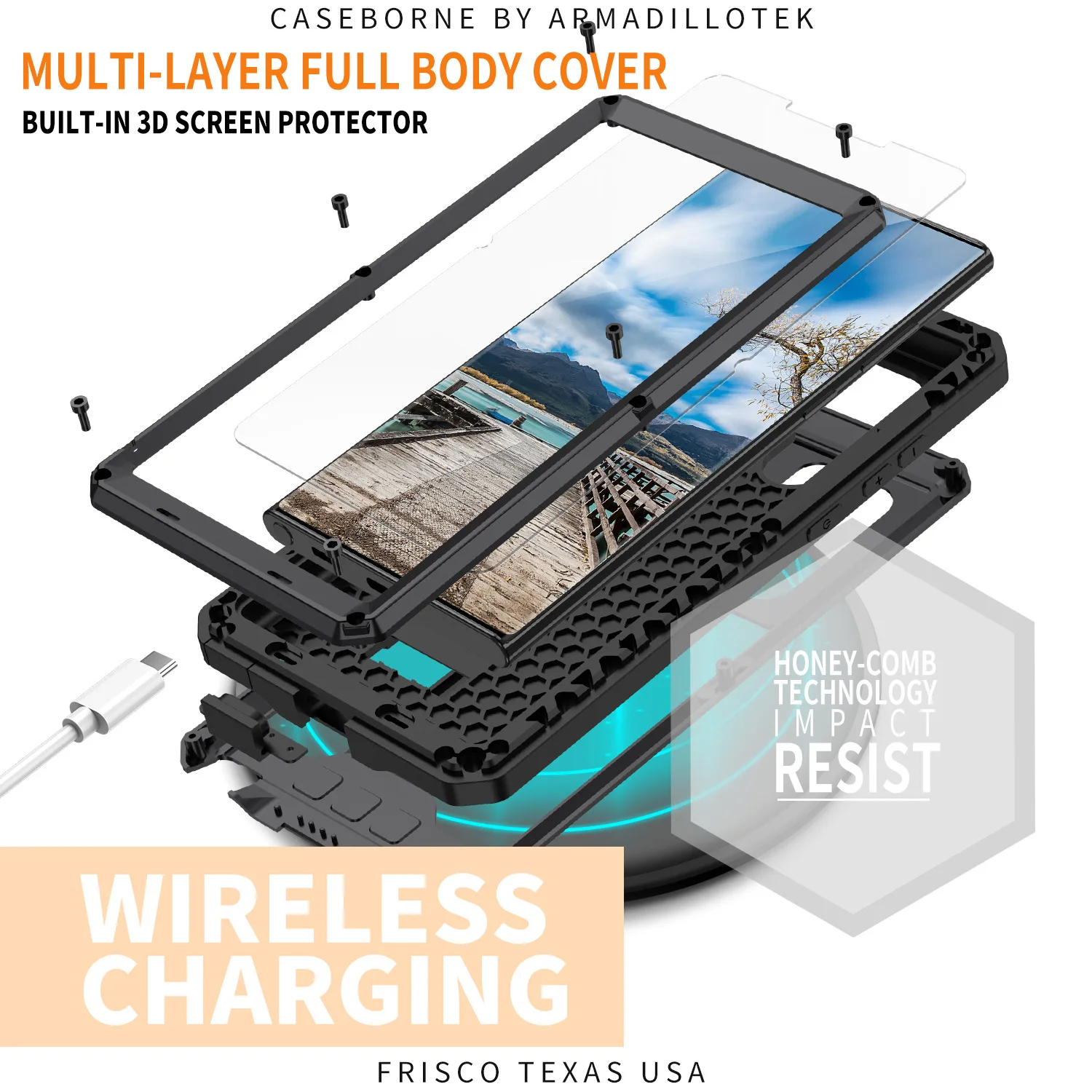 for Samsung Galaxy S22 Ultra 5G Case, Military Grade Full-Body Rugged with Built-in Kickstand Slide Camera Protective Cover Case