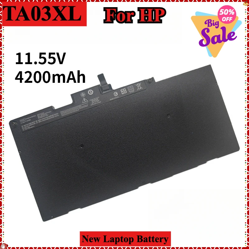 New TA03XL Laptop Battery Compatible for Hp EliteBook 755 G4 840 G4 848 G4 850 Series HSTNN-IB7L 854047-1C1 854108-850 996QA101H