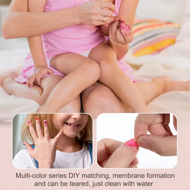 Children Makeup Set Cosmetic Simulation Pretend Play Toys Lipstick Nail Polish Bag Educational Toys Birthday Gift For Ingenious 3