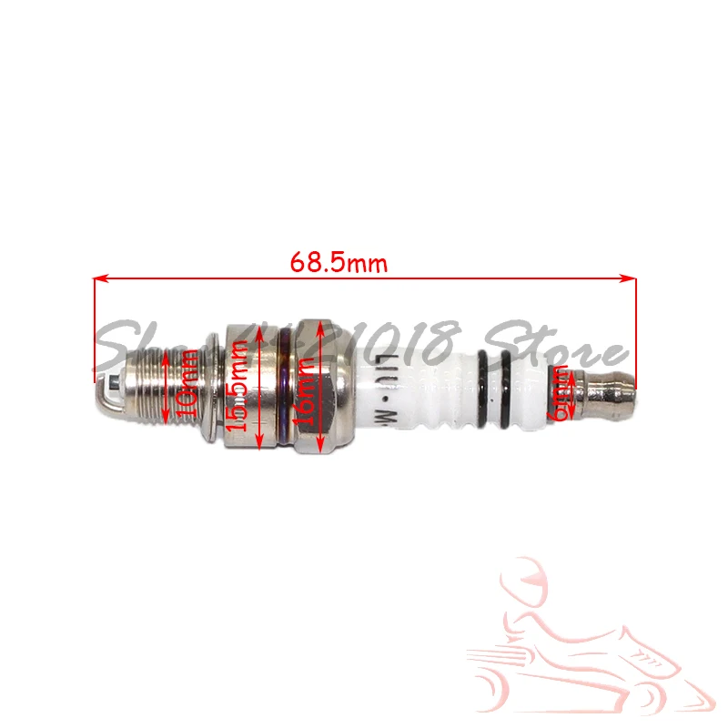 

1PCS Motorcycle Spark Plug for CR7HIX CR7HSA C7HSA A7RTC A7TC GY6 50cc-150cc Scooter ATV Quads Go Kart Dirt Bike Moped