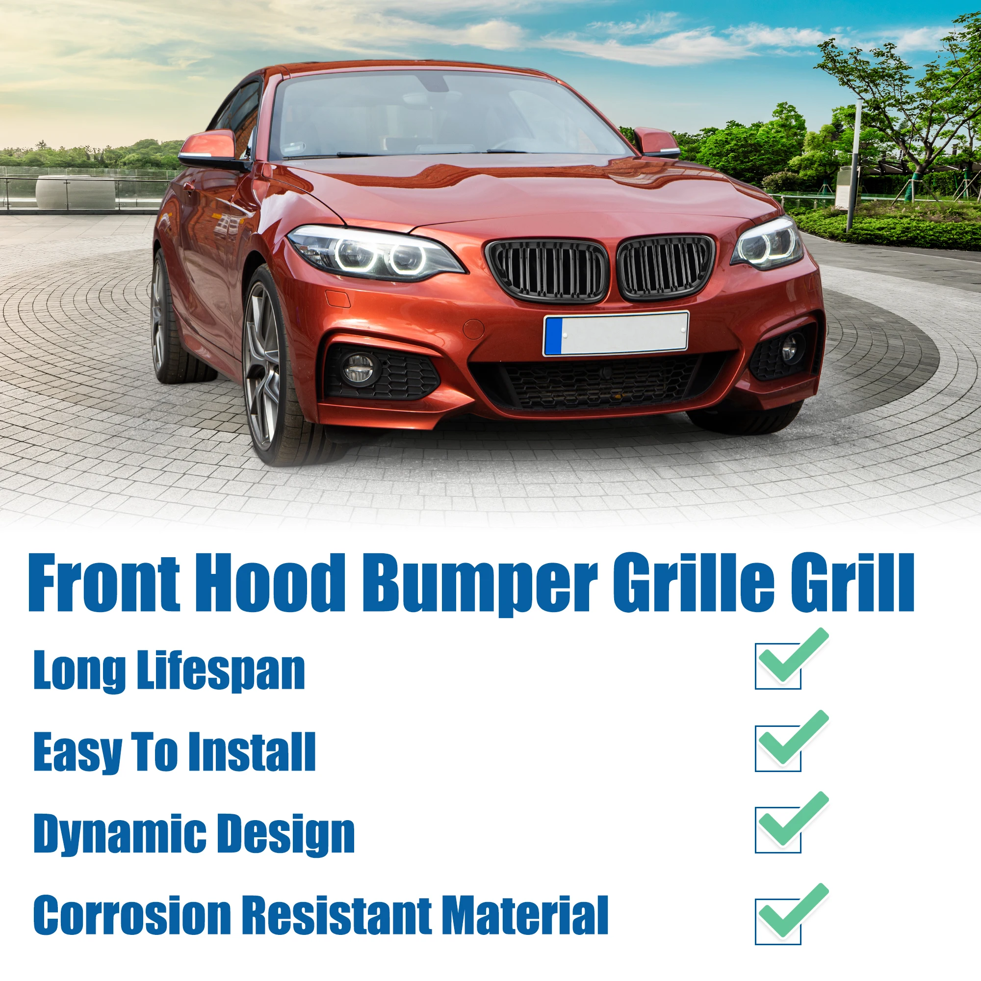 UXCELL BMW 2 ø F22   ĵ  ׸, 2014 2015 2016 2017 2018 51137295524/51137295523, 1 