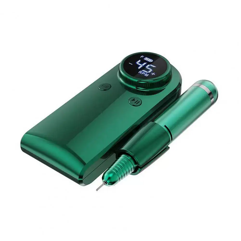 

1 Set Great Speed Adjustable 45000RPM Electric Nail File Kit Electric Nail File Portable Labor-saving