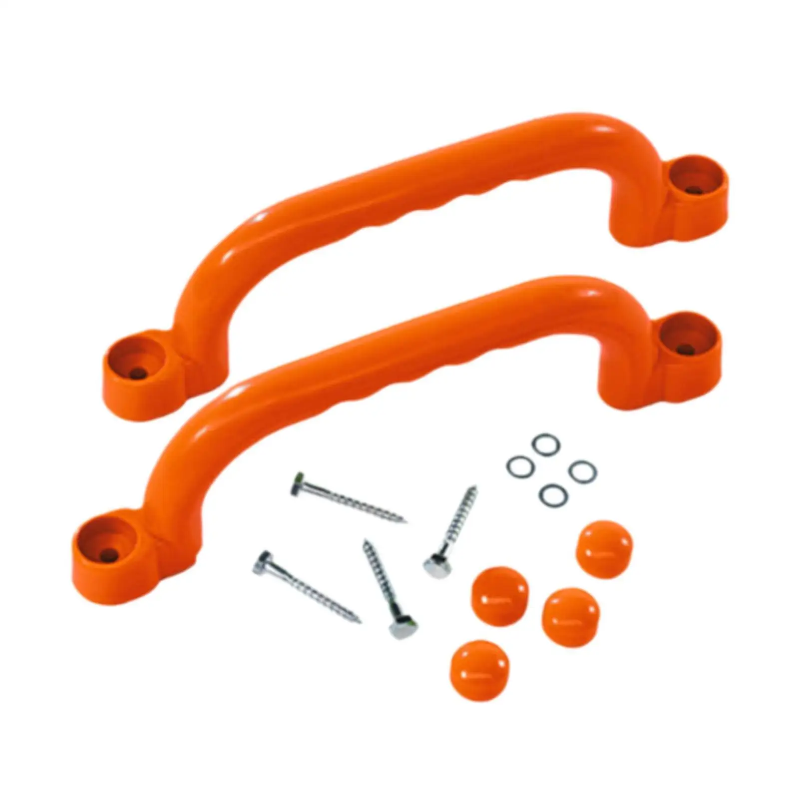 2x Playground Accessories Swing Set Attachments Multipurpose Playhouse Grab Handle Bar for Park Tree House Climbing Outside