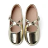 Girls Ballet Shoes Solid Color Children's Leather Shoes Fashion Causal Versatile Kids Princess Party Wedding Flat Shoes Non-slip 6