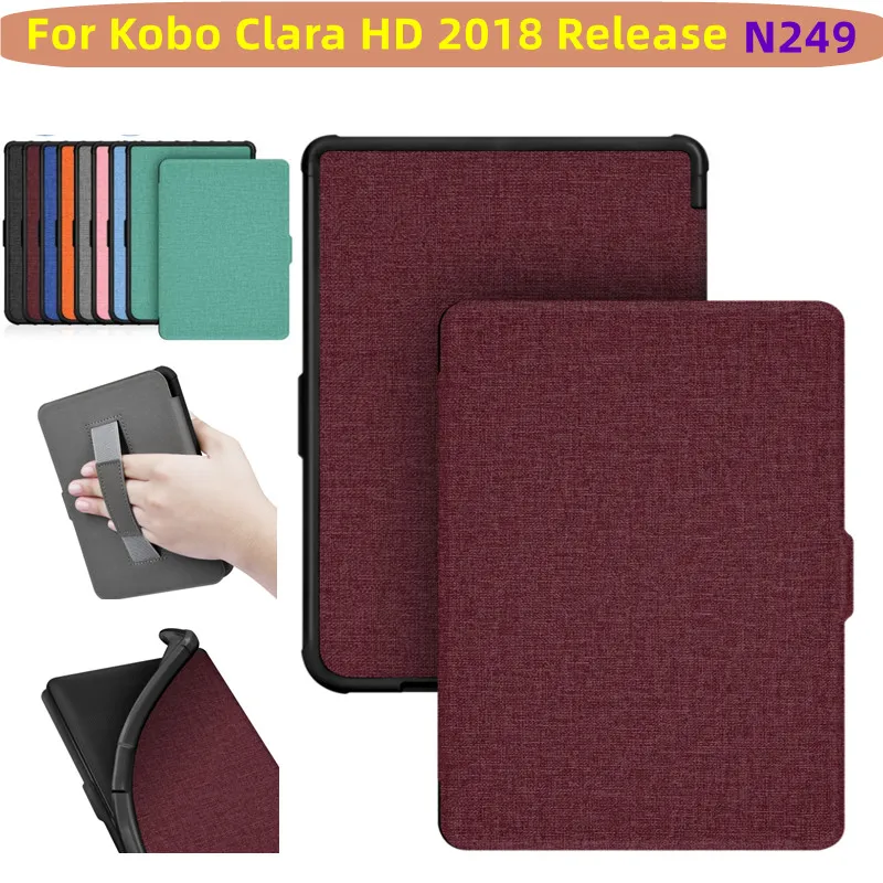 Slim Magnet Wake/Sleep Case for Kobo Clara HD 6-Inch Ereader