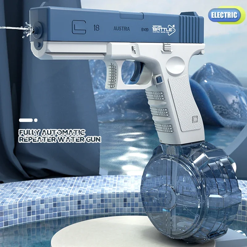 Kids Outdoor Water ToysElectric  Toy Portable Water Guns Automatic Toys Electric Burst Water Gun  summer toys 2