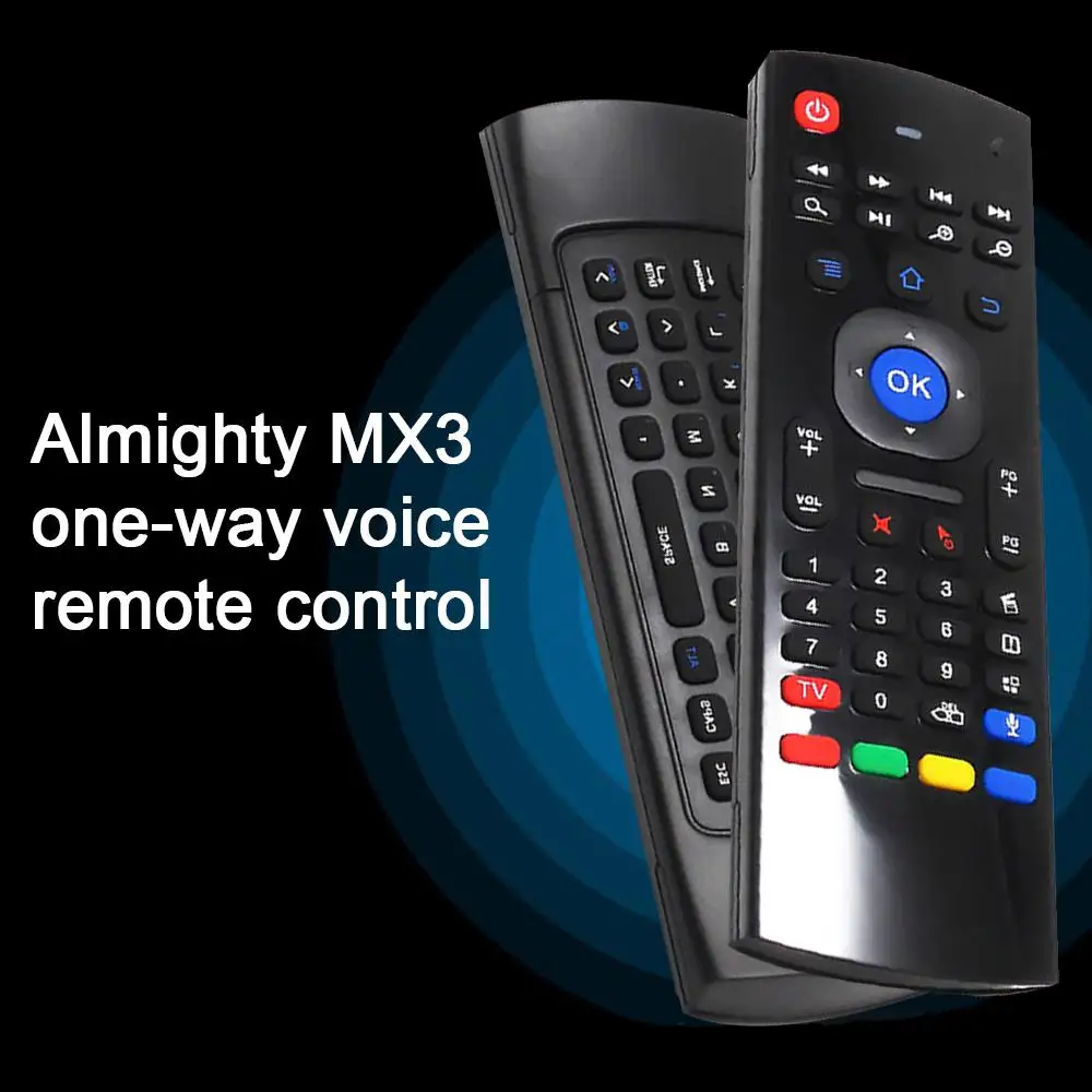 Mando Rockrown Mx3 Pro Teclado Android Mando Air Mouse Rock&Rown MX3 Pro - Teclado Inalámbrico, 2.4G, Compatible Android TV/Box Teclado Laser