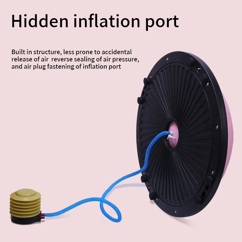 1pc Wave Speed Ball Half Round Foot Balance Ball for Yoga Fitness Core Weight Loss