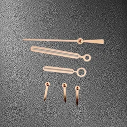 Green Luminous Multifunctional Watch Hands in Gold and Black Finish (Rose Gold)