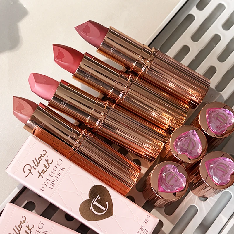 New Arrival Heart-Shaped Pink Diamond Lipstick & Silky Smooth Blush Stick Set
