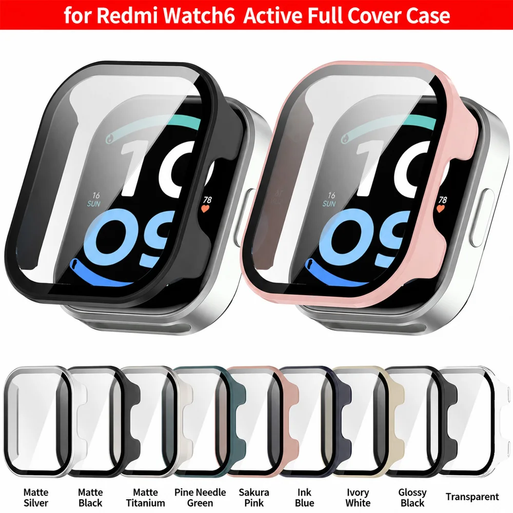 Enhanced Case with Tempered Glass - Anti-Scratch Full Cover Bumper Shell
