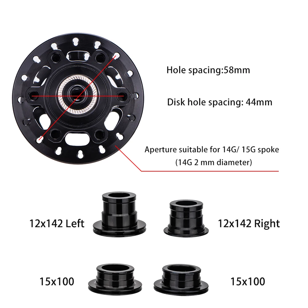 ZTTO MTB Bike 6 Pawls Disc Brake Hub 32Hole Hub XD/HG/MS