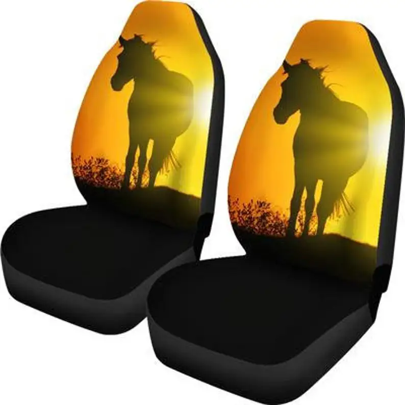 

Horse Car Seat Covers (Set Of 2) / 2 Front Car Seat Covers / Horse Car Seat Covers / Horse Car Seat Protector / Horse Car Access