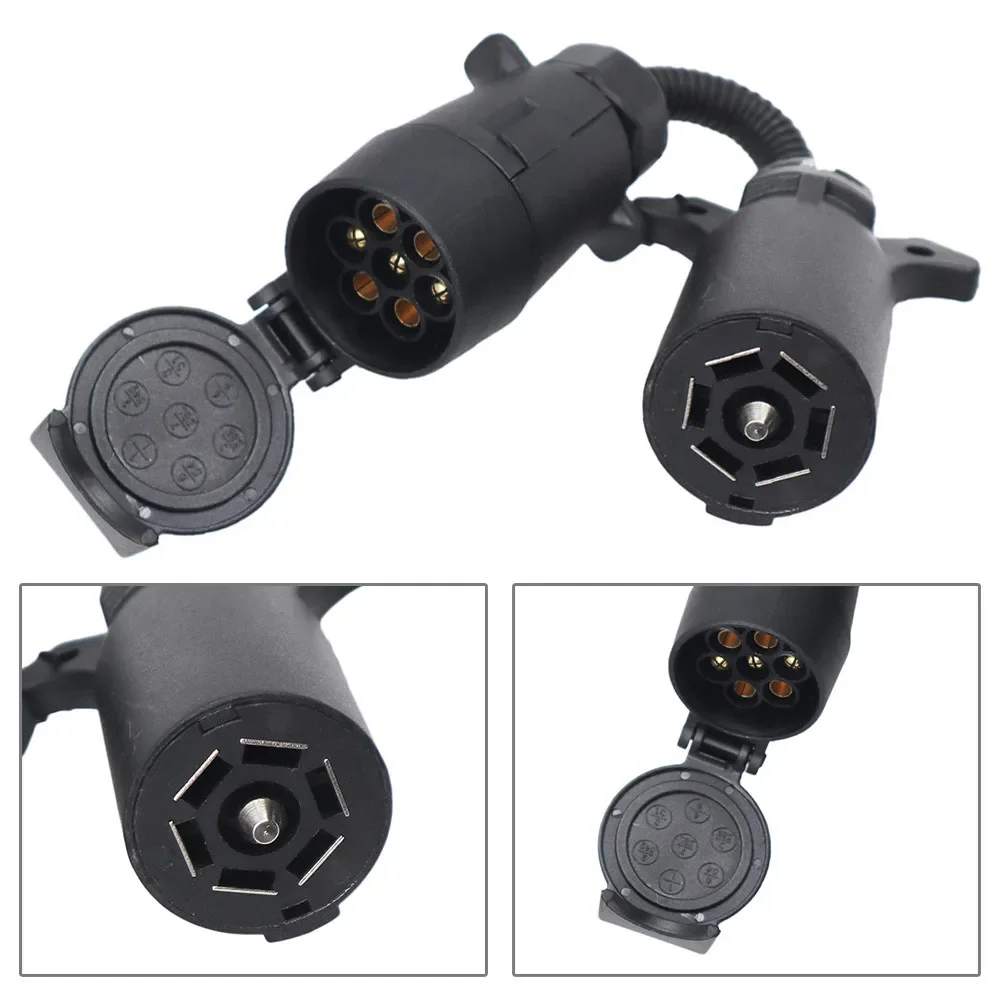 Adattatore Per Spina Rimorchio - Da 13 A 7 Pin - 12 V 50 A - Per Luci Dei Freni Luci Della Targa Indicatori Di Direzione Illuminazione Per La Sicurezza Stradale 87291076