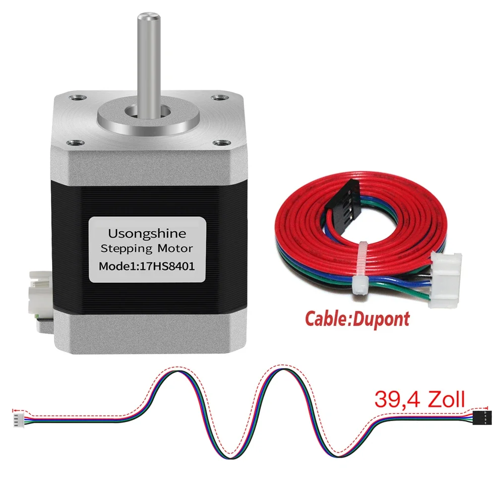 Usongshine High-Performance Nema17 Stepper Motor for CNC and 3D Printing Applications
