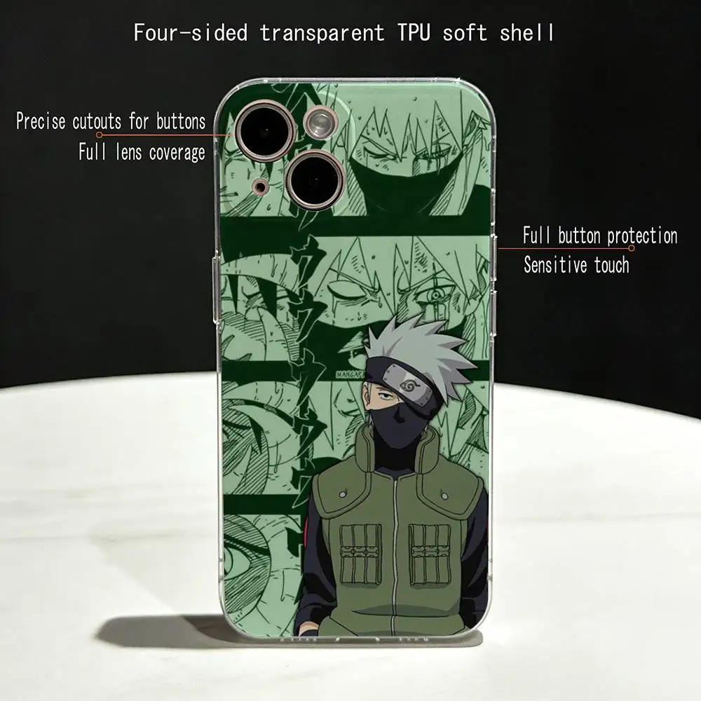 Kakashi Hatake Naruto Ultra Clear TPU Shockproof Phone Case