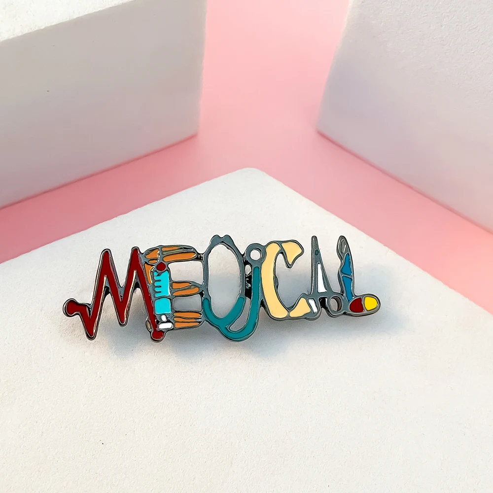 Hanreshe medizinische Wissenschaft Emaille Broschen Krankens ch wester Arzt Wissenschaftler Stifte Medizin Labor Schmuck Revers Abzeichen für medizinische Enthusiasten – Detail 8
