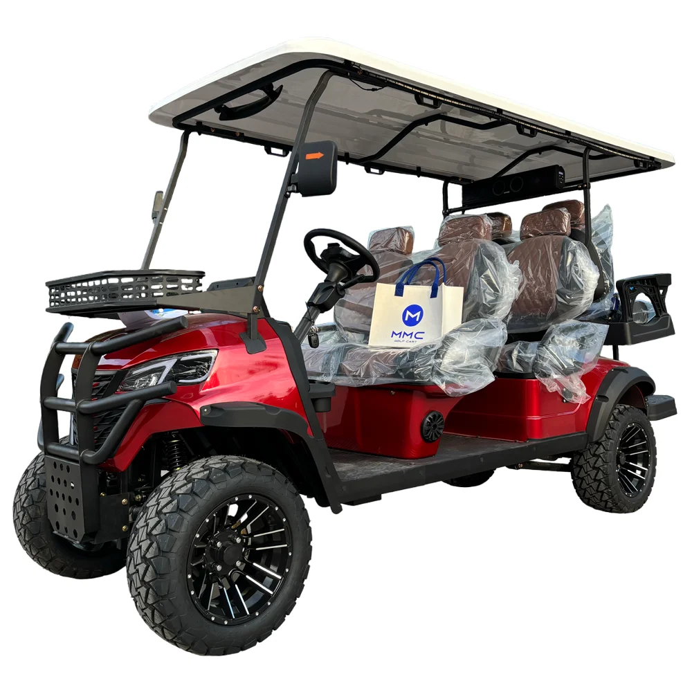 China Factory Price Street Legal Golf Cart 48V/5kw 45mph Speed Strong Power 6 Seater Off-Road Electric Golf Cart