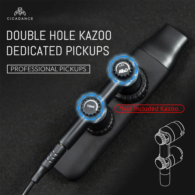 Professional Kazoo Pickup For Double Hole Kazoo Pick-up Connection Speaker  Portable Musical Instrument Amplifier Accessories - AliExpress