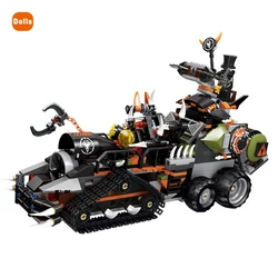 Jeu de construction de véhicules Dragon warrior pour enfants, blocs avec figurines, modèle de jouets éducatifs, compatibles, nouveauté 2020 