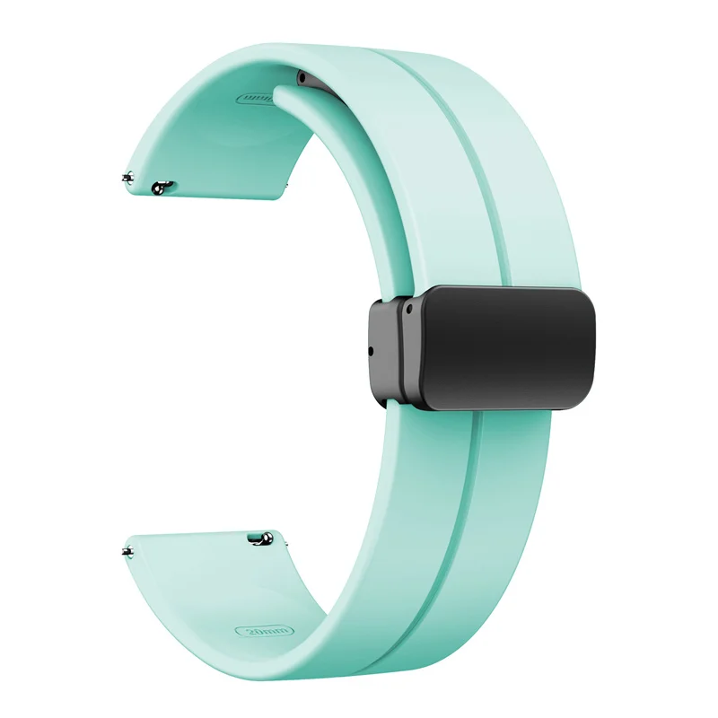 Silicone Magnetic Smartwatch Band - 20mm/22mm